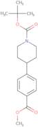 4-(4-Methoxycarbonyl-phenyl)-piperidine-1-carboxylic acid tert-butyl ester