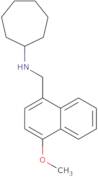 N-[(4-Methoxy-1-naphthyl)methyl]cycloheptanamine