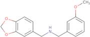 N-(1,3-Benzodioxol-5-ylmethyl)-1-(3-methoxyphenyl)methanamine