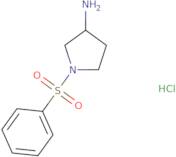 (3S)-1-(Benzenesulfonyl)pyrrolidin-3-amine hydrochloride