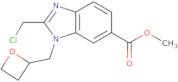 Methyl 2-(chloromethyl)-3-[[(2S)-oxetan-2-yl]methyl]benzimidazole-5-carboxylate