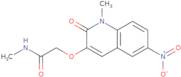 N-Methyl-2-(1-methyl-6-nitro-2-oxoquinolin-3-yl)oxyacetamide