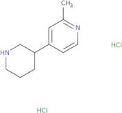 2-Methyl-4-(piperidin-3-yl)pyridine dihydrochloride