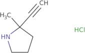 (2R)-2-Ethynyl-2-methylpyrrolidine hydrochloride