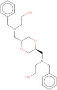 rac-2-[Benzyl({[(2R,5S)-5-{[benzyl(2-hydroxyethyl)amino]methyl}-1,4-dioxan-2-yl]methyl})amino]etha…