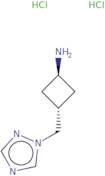 (1R,3R)-3-[(1H-1,2,4-Triazol-1-yl)methyl]cyclobutan-1-amine dihydrochloride