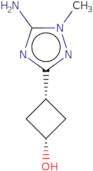 (1S,3S)-3-(5-Amino-1-methyl-1H-1,2,4-triazol-3-yl)cyclobutan-1-ol