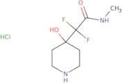 2,2-Difluoro-2-(4-hydroxypiperidin-4-yl)-N-methylacetamide hydrochloride