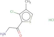 2-Amino-1-(3-chloro-4-methylthiophen-2-yl)ethan-1-one hydrochloride