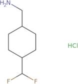 1-[4-(Difluoromethyl)cyclohexyl]methanamine hydrochloride
