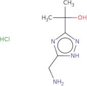 2-[5-(Aminomethyl)-1H-1,2,4-triazol-3-yl]propan-2-ol hydrochloride