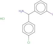 (4-Chlorophenyl)(3-iodophenyl)methanamine hydrochloride