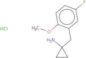 1-[(5-Fluoro-2-methoxyphenyl)methyl]cyclopropan-1-amine hydrochloride