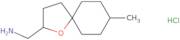 {8-Methyl-1-oxaspiro[4.5]decan-2-yl}methanamine hydrochloride