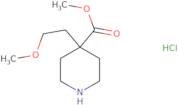 Methyl 4-(2-methoxyethyl)piperidine-4-carboxylate hydrochloride