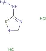 5-Hydrazinyl-1,2,4-thiadiazole dihydrochloride