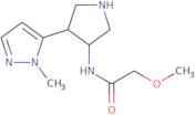 rac-2-Methoxy-N-[(3R,4S)-4-(1-methyl-1H-pyrazol-5-yl)pyrrolidin-3-yl]acetamide