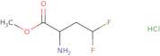 Rel-methyl (2R)-2-amino-4,4-difluorobutanoate hydrochloride