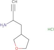 1-(Oxolan-3-yl)but-3-yn-2-amine hydrochloride