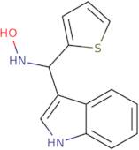 N-[(1H-Indol-3-yl)(thiophen-2-yl)methyl]hydroxylamine