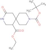 9-tert-Butyl 1-ethyl 4-oxo-3,9-diazaspiro[5.5]undecane-1,9-dicarboxylate