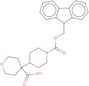 4-(1-{[(9H-Fluoren-9-yl)methoxy]carbonyl}piperidin-4-yl)oxane-4-carboxylic acid