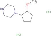 rac-1-[(1R,2R)-2-Methoxycyclopentyl]piperazine dihydrochloride