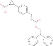 rac-(1R,2R)-2-{4-[({[(9H-Fluoren-9-yl)methoxy]carbonyl}amino)methyl]phenyl}cyclopropane-1-carbox...