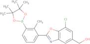 (7-Chloro-2-(2-methyl-3-(4,4,5,5-tetramethyl-1,3,2-dioxaborolan-2-yl)phenyl)benzo[D]oxazol-5-yl)me…