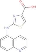 2-(Quinolin-5-ylamino)-1,3-thiazole-4-carboxylic acid