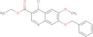 3-Quinolinecarboxylicacid,4-chloro-6-methoxy-7-(phenylmethoxy)-,ethylester