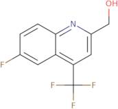 2-Quinolinemethanol, 6-fluoro-4-(trifluoromethyl)-