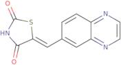 5-(6-Quinoxalinylmethylene)-2,4-thiazolidinedione
