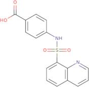 4-[(8-quinolinylsulfonyl)amino]benzoic acid