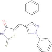 5-((1,3-Diphenyl-1H-pyrazol-4-yl)methylene)-2-mercaptothiazol-4(5H)-one