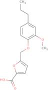 5-(2-Methoxy-4-propylphenoxymethyl)furan-2-carboxylic acid