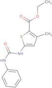Ethyl 3-methyl-5-[(phenylcarbamoyl)amino]thiophene-2-carboxylate