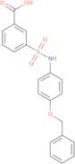 3-{[4-(Benzyloxy)phenyl]sulfamoyl}benzoic acid