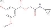 (Cyclopropylcarbamoyl)methyl 3,5-dimethoxybenzoate