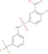 4-Chloro-3-nitro-N-[3-(trifluoromethyl)phenyl]benzene-1-sulfonamide