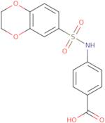 4-(2,3-Dihydro-1,4-benzodioxine-6-sulfonamido)benzoic acid