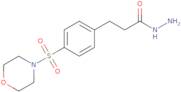 3-[4-(Morpholine-4-sulfonyl)phenyl]propanehydrazide