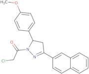 2-Chloro-1-[5-(4-methoxyphenyl)-3-(naphthalen-2-yl)-4,5-dihydro-1H-pyrazol-1-yl]ethan-1-one