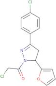 2-Chloro-1-[3-(4-chlorophenyl)-5-(furan-2-yl)-4,5-dihydro-1H-pyrazol-1-yl]ethan-1-one