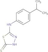 5-{[4-(Propan-2-yl)phenyl]amino}-1,3,4-thiadiazole-2-thiol