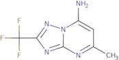 5-Methyl-2-(trifluoromethyl)[1,2,4]triazolo[1,5-a]pyrimidin-7-amine