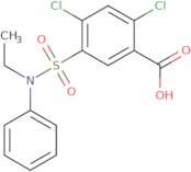 2,4-Dichloro-5-[ethyl(phenyl)sulfamoyl]benzoic acid