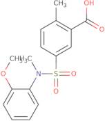 5-[(2-Methoxyphenyl)(methyl)sulfamoyl]-2-methylbenzoic acid