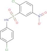 2-Chloro-N-(4-chloro-phenyl)-5-nitro-benzenesulfonamide