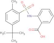 2-(5-tert-Butyl-2-methylbenzenesulfonamido)benzoic acid